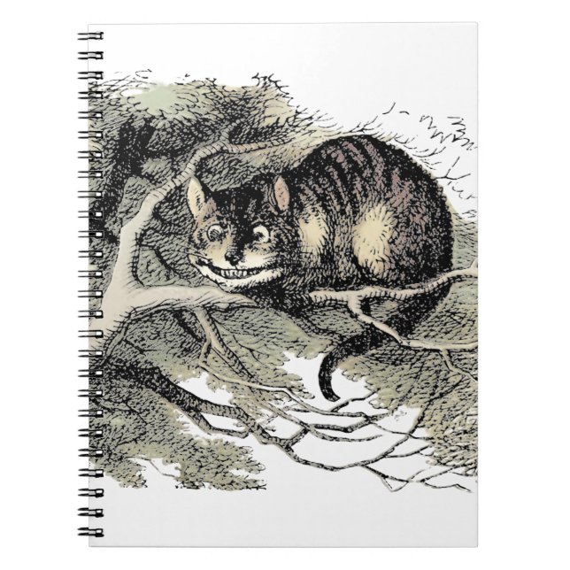 Cheshire Cat Alice Wonderland Classic Notebook (Front)