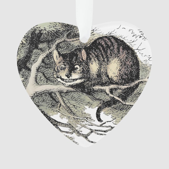 Cheshire Cat Alice Wonderland Classic Ornament (Front)