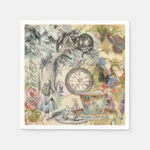 Cheshire Cat Alice Wonderland Classic Paper Napkins