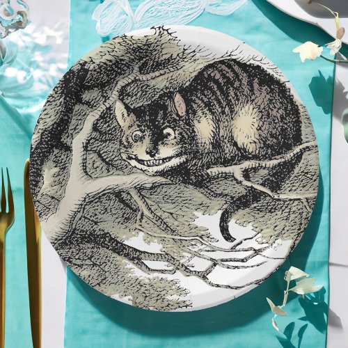 Cheshire Cat Alice Wonderland Classic Paper Plates