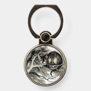 Cheshire Cat Alice Wonderland Classic Phone Ring Stand