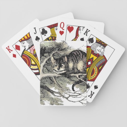 Cheshire Cat Alice Wonderland Classic Poker Cards