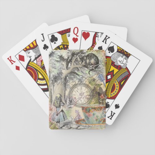Cheshire Cat Alice Wonderland Classic Poker Cards