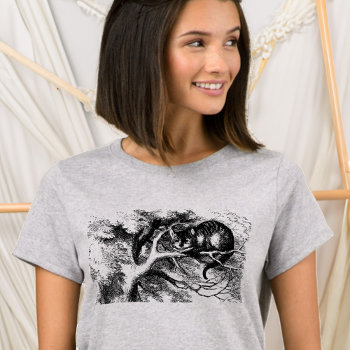Cheshire Cat Alice Wonderland Classic T-shirt by antiqueart at Zazzle