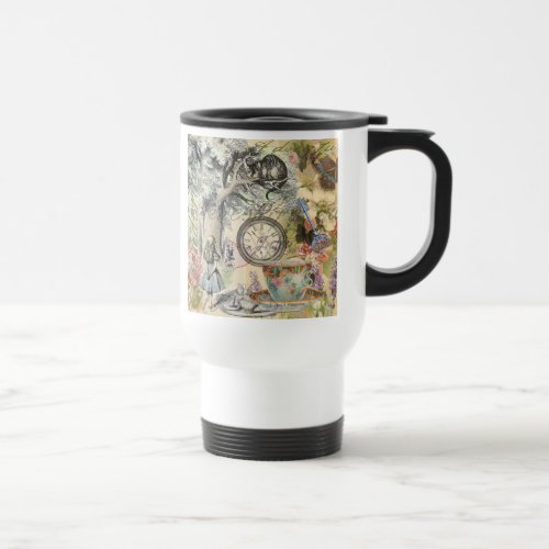 Cheshire Cat Alice Wonderland Classic Travel Mug