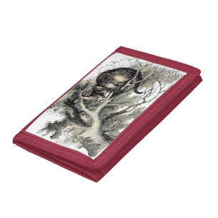 Cheshire Cat Alice Wonderland Classic Tri-fold Wallet