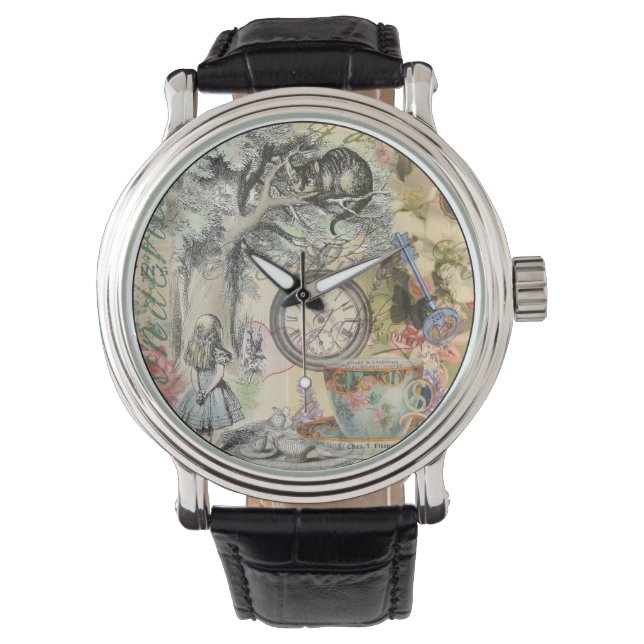 Cheshire Cat Alice Wonderland Classic Watch (Front)