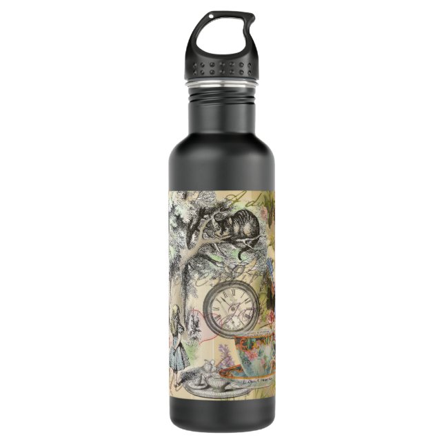Cheshire Cat Alice Wonderland Classic Water Bottle (Front)