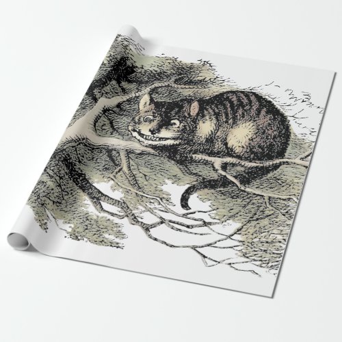 Cheshire Cat Alice Wonderland Classic Wrapping Paper