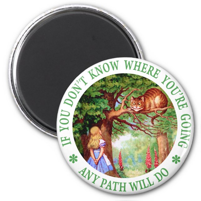 CHESHIRE CAT - ANY PATH WILL DO MAGNET (Front)