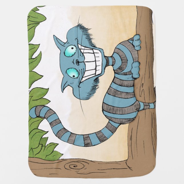 Cheshire Cat Baby Blanket (Front)