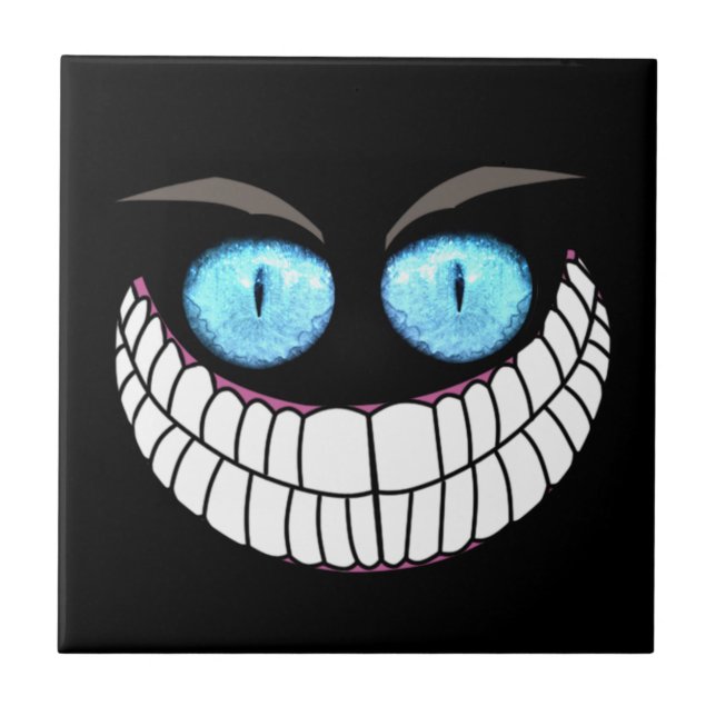 Cheshire Cat - Blue Eyes Tile (Front)