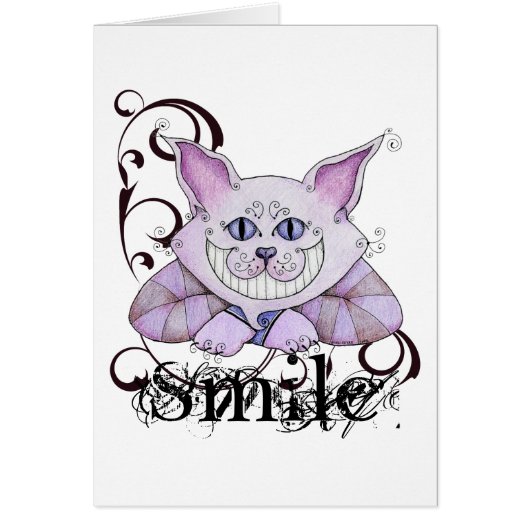 Cheshire Cat Card (Front)