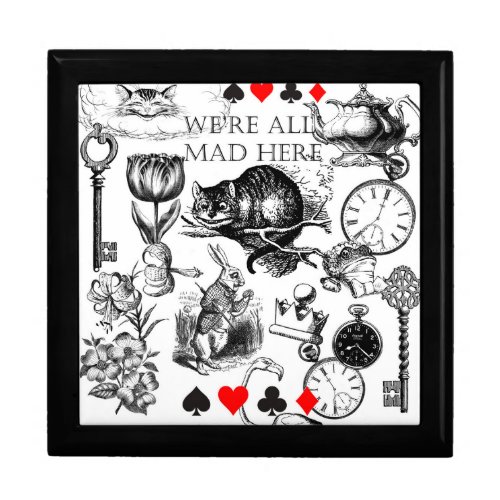 cheshire cat classic alice in wonderland art gift box