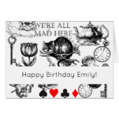 Cheshire Cat classic alice in wonderland mad (Front Horizontal)