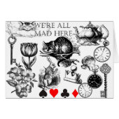 Cheshire Cat classic alice in wonderland mad (Front Horizontal)