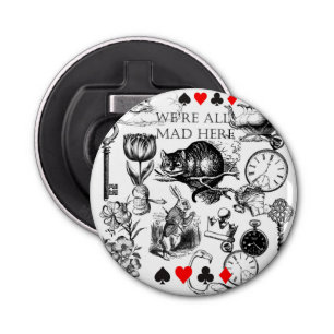 Cheshire Cat classic alice in wonderland mad Bottle Opener