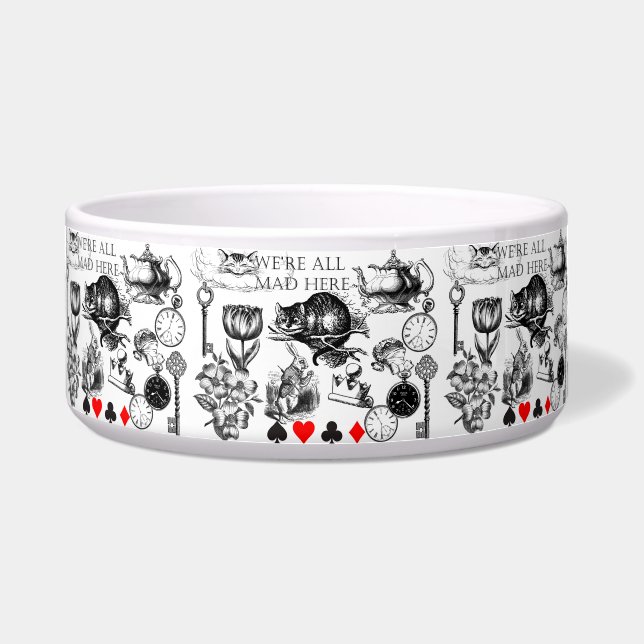 Cheshire Cat classic alice in wonderland mad Bowl (Front)