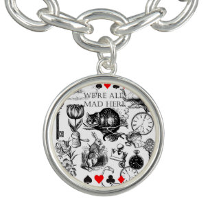 Cheshire Cat classic alice in wonderland mad Bracelet