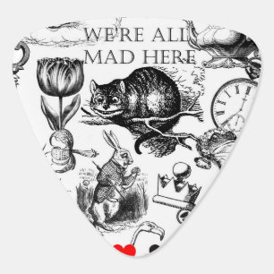 Cheshire Cat classic alice in wonderland mad Guitar Pick