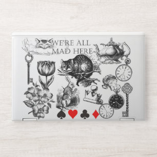 Cheshire Cat classic alice in wonderland mad HP Laptop Skin
