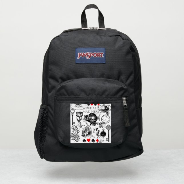Cheshire Cat classic alice in wonderland mad JanSport Backpack (Front)