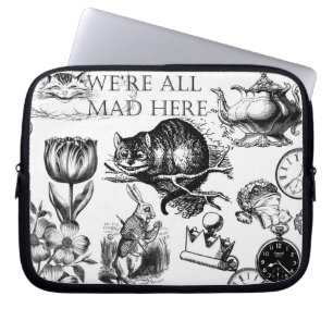 Cheshire Cat classic alice in wonderland mad Laptop Sleeve