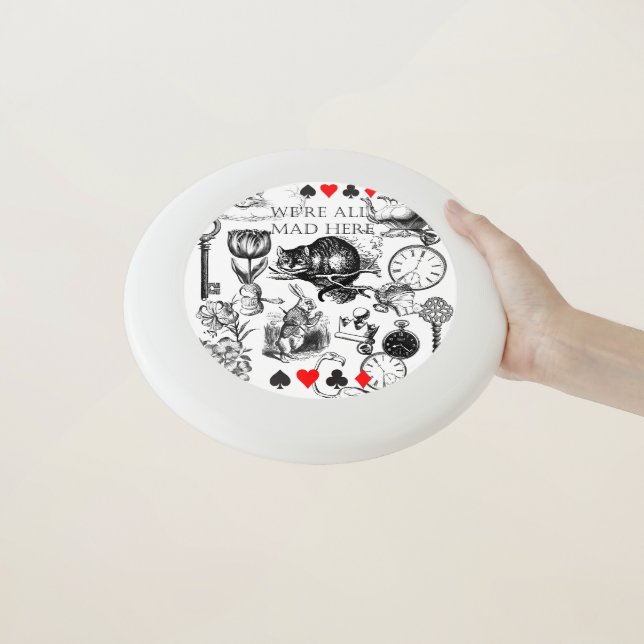 Cheshire Cat classic alice in wonderland mad Wham-O Frisbee (In Hand)