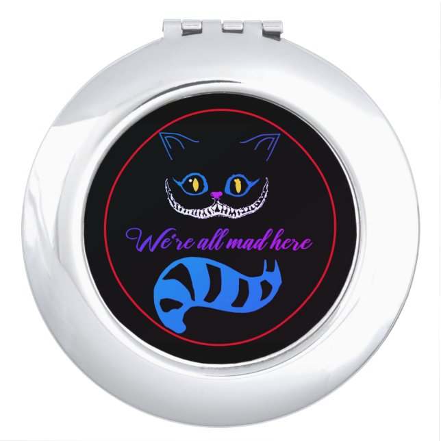 Cheshire Cat  Compact Mirror (Front)