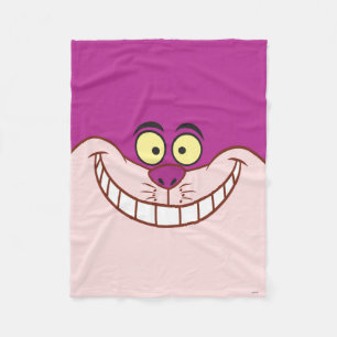 Cheshire Cat Face Fleece Blanket