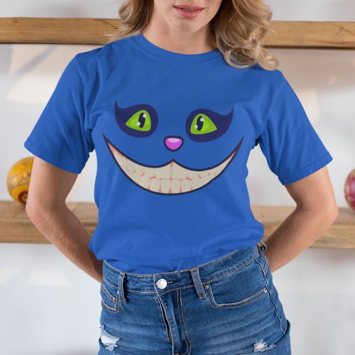 Cheshire Cat Face Halloween Costume Womens T_Shirt