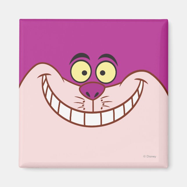 Cheshire Cat Face Magnet (Front)