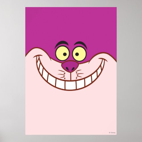 Cheshire Cat Face Poster