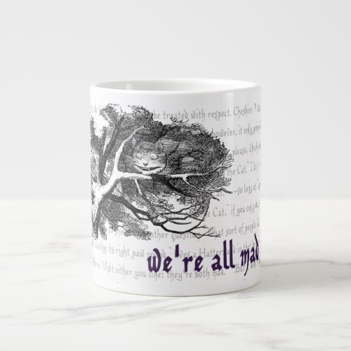 Cheshire Cat Giant Coffee Mug