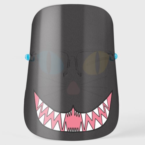 Cheshire Cat Grin Face Shield