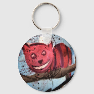 Cheshire Cat Grin Keychain