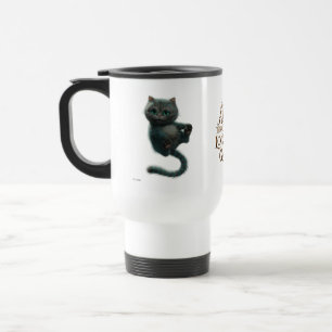 Cheshire Cat   Kitten Chessur Travel Mug