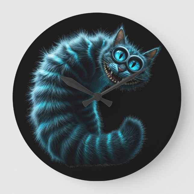 Cheshire Cat Large Clock (Front)