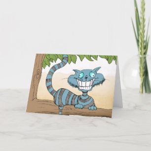 Cheshire Cat Letterpress Thank You Card