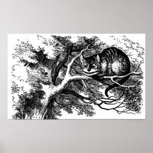 Cheshire Cat Matte Poster