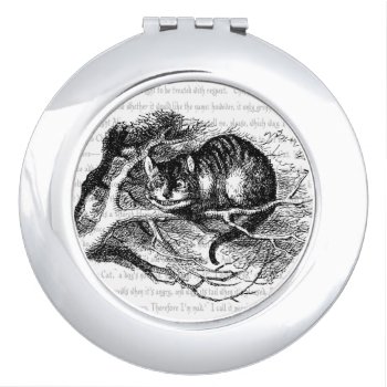 Cheshire Cat Mirror For Makeup by WaywardMuse at Zazzle