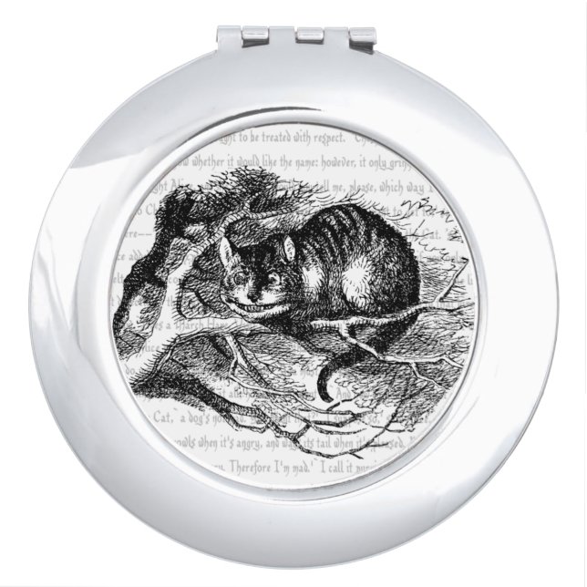 Cheshire Cat Mirror For Makeup (Front)
