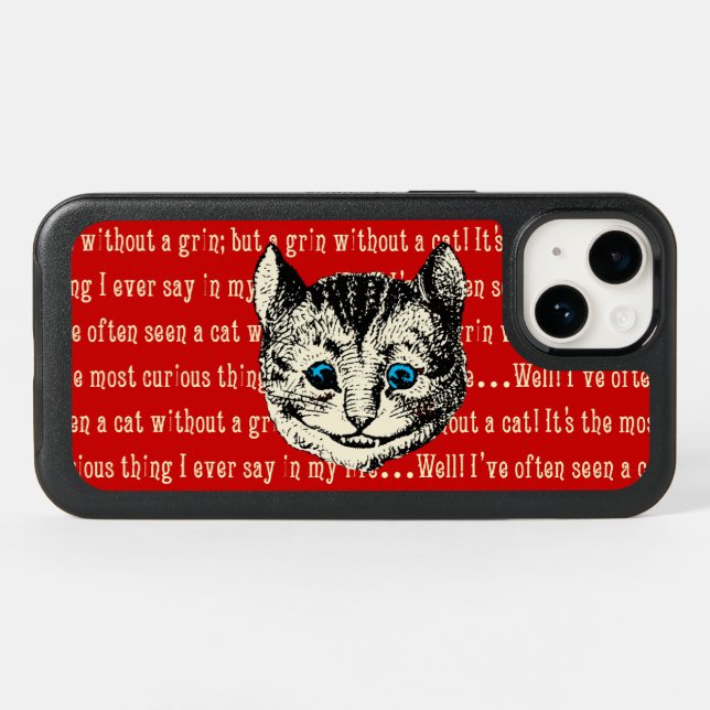 Cheshire Cat Otterbox iPhone Case (Back Horizontal)