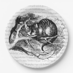 Cheshire Cat Paper Plates