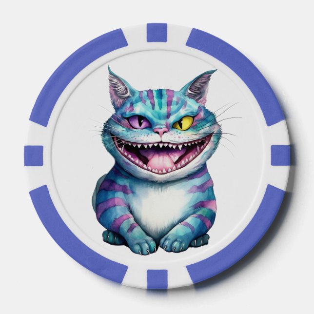 Cheshire Cat Poker Chips (Front)