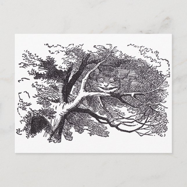 Cheshire Cat Postcard (Front)
