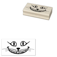 Rubber Stamp, Alice In Wonderland, Cheshire Cat, Cat Stamp