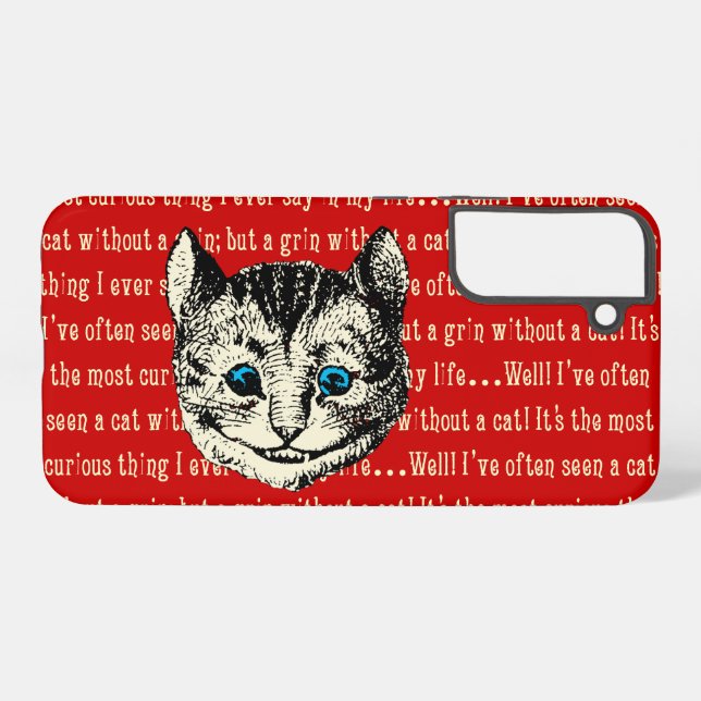 Cheshire Cat Samsung Galaxy Case (Back Horizontal)