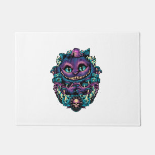 Cheshire Cat shirt Alice in Wonderland Graphic   Doormat