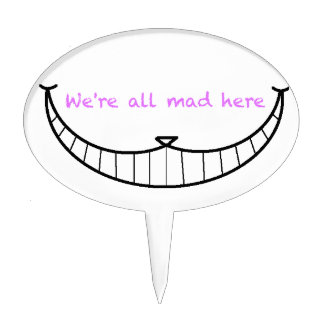 Cheshire Cat Smile Cake Topper